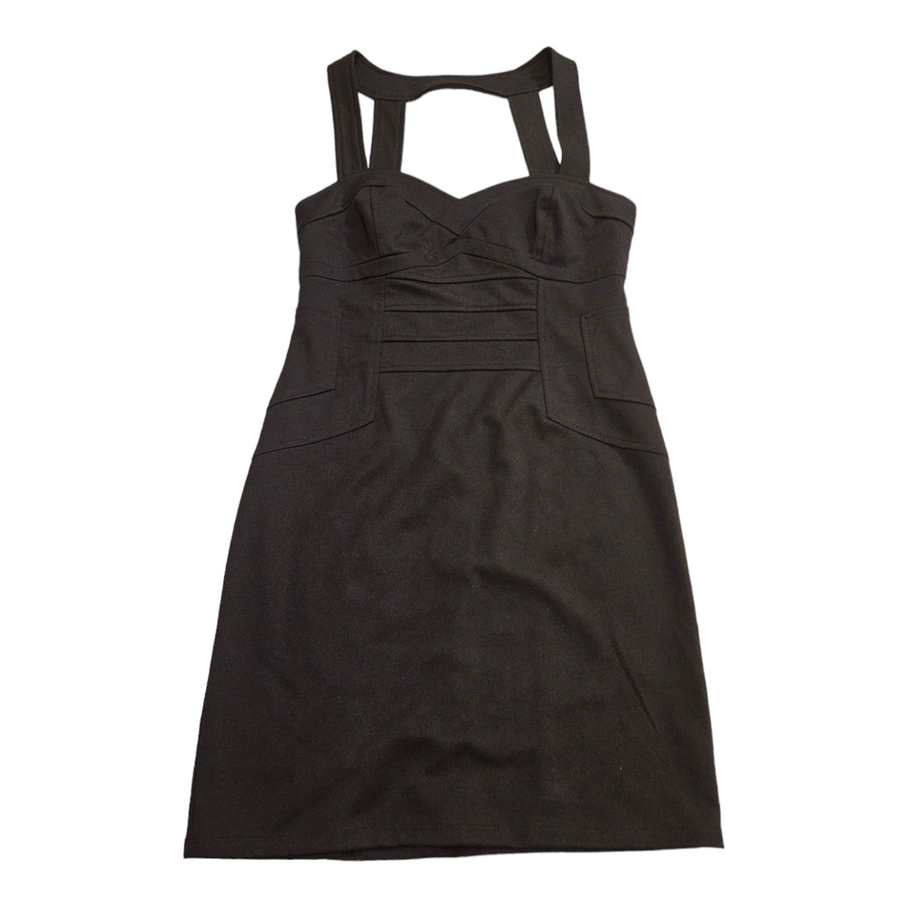 Rampage Medium Sleeveless Black Mini Dress